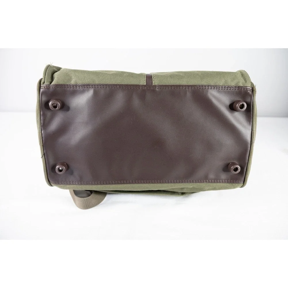 American Tourister Carry‎ On Bag Olive Green Excellent Travel Messenger